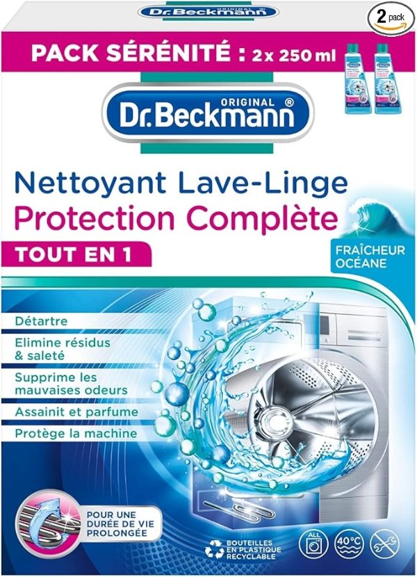 Dr. Beckmann 洗衣机清洁剂 250ml*2瓶