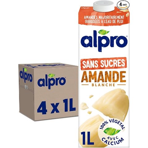 Alpro 无糖杏仁奶 1L*4盒