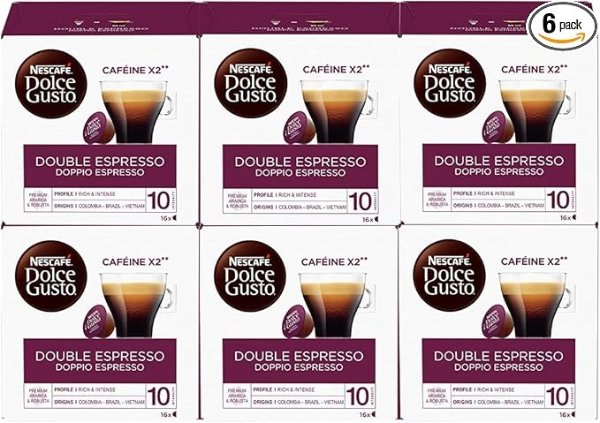 Double Espresso胶囊咖啡 16颗*6盒