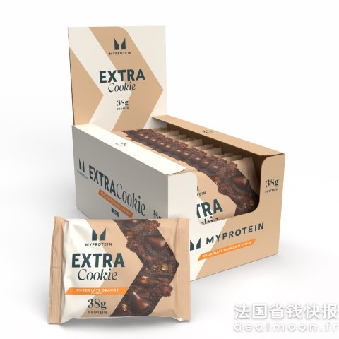 MYPROTEIN每份富含38g蛋白质！蛋白曲奇饼 75g*12包