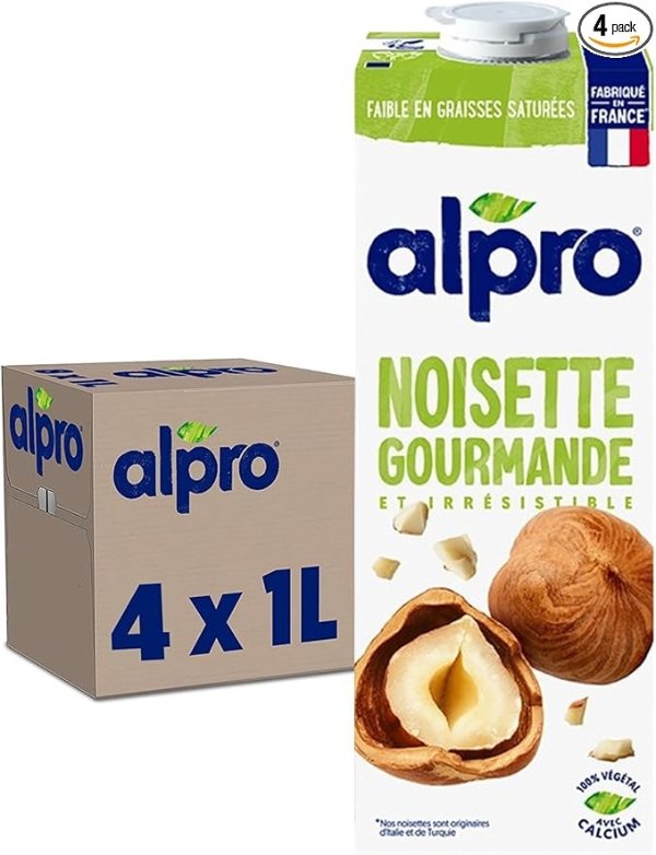 Alpro 榛果奶 1L*4盒