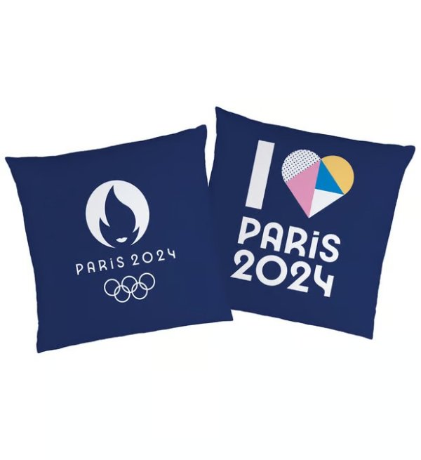 Paris 2024 印花靠垫