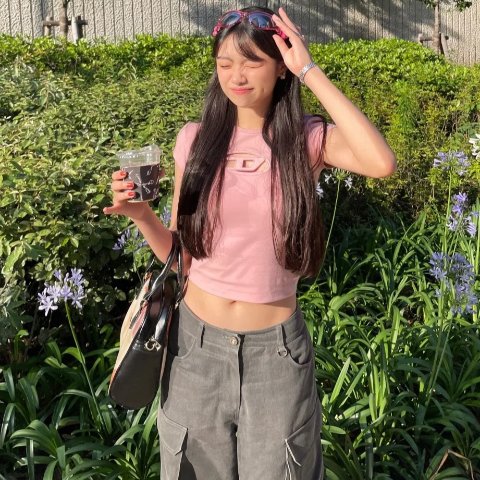 Diesel樱花粉暴跌！@echoooooo，版权属于原作者镂空T恤