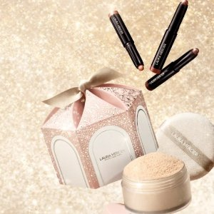 Laura Mercier 圣诞限定超美 €15收散粉小套装