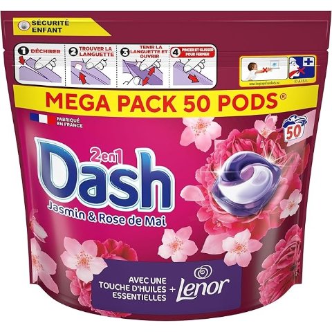 Dash 2合1洗衣凝珠 50颗