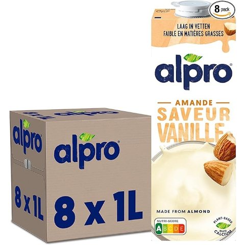 Alpro 香草杏仁奶 1L*8盒