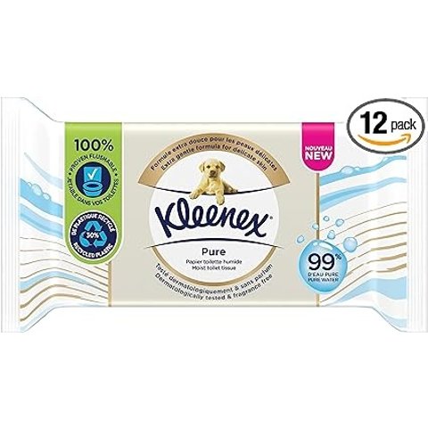 KLEENEX 湿巾(12 包X38张) 