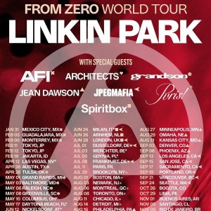 2025 Linkin Park林肯公园 《From Zero》世界巡演 返场巴黎！