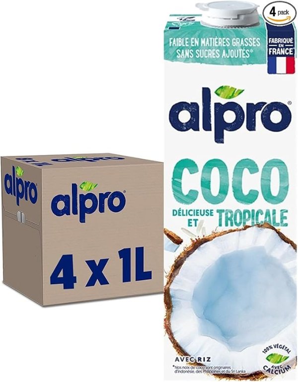 Alpro 椰汁 4瓶x1L