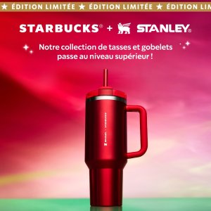 Starbucks x Stanley 梦幻联动🎉网红吸管杯法区也有啦！