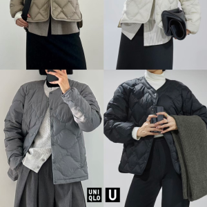 Uniqlo优衣库 羽绒服合集 高智感穿搭 菱格纹薄羽绒服€69.9