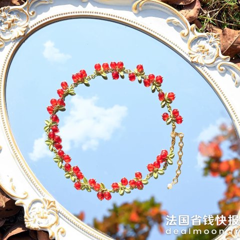 出游首选它它它！蔓越莓项链