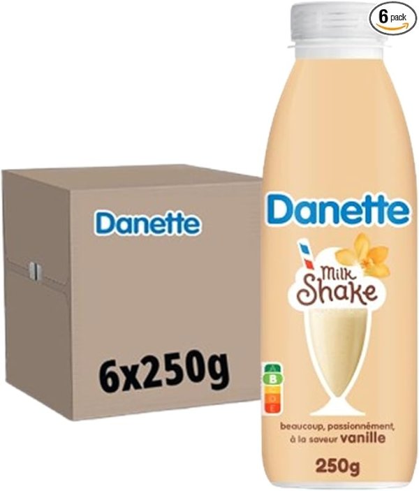 Danette 奶昔香草味 6 x 250g