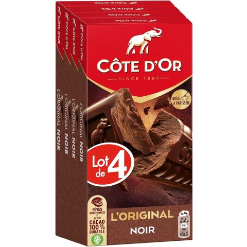 Cote D'Or金象 黑巧 4X200g