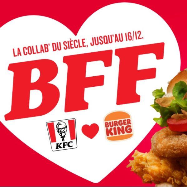 KFC x 汉堡王限时合作!