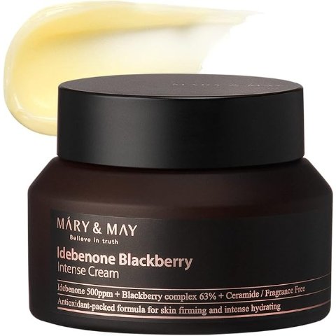 滋养肌肤+抗初老！Mary&May 艾地苯黑莓高效面霜