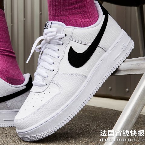 NikeAir Force 1 黑钩厚底