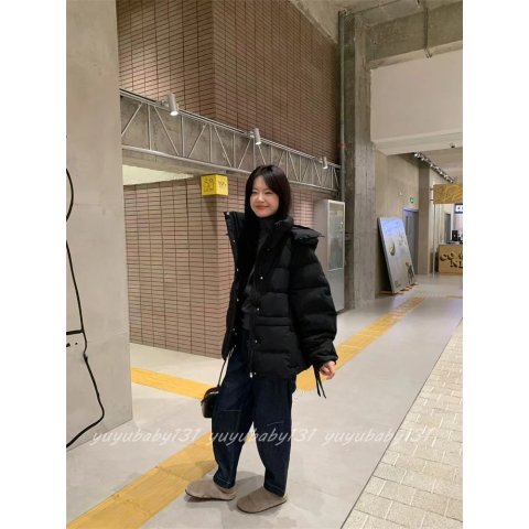 OVERSIZE黑色羽绒