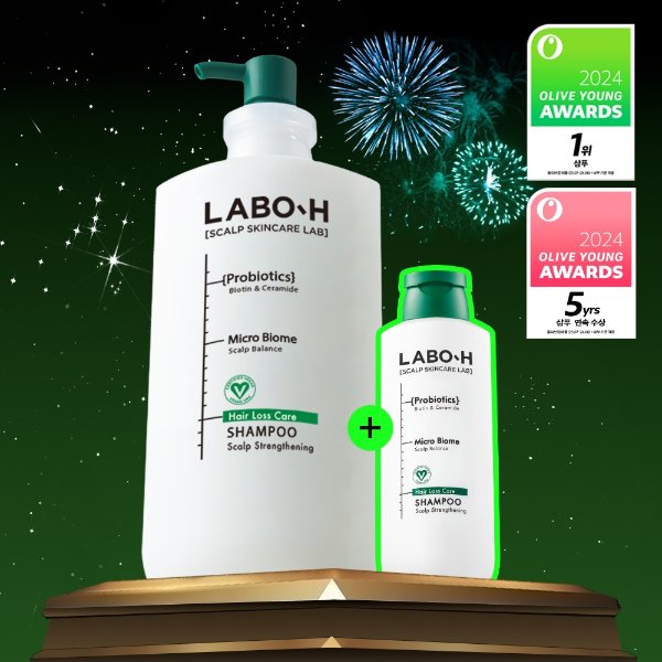 LABO-H头皮强健洗发水720ml+180ml