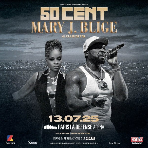 50 Cent + Mary J. Blige 巴黎演唱会