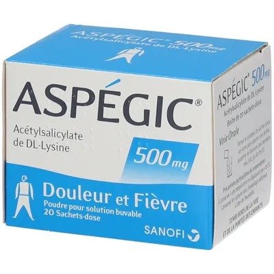 Aspegic 发烧感冒药 500mg