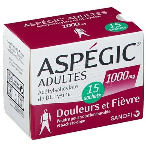 Aspegic 发烧感冒药 1000mg