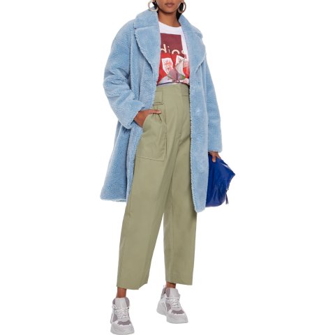 Blend蓝色泰迪大衣