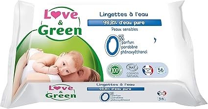 Love & Green 婴儿湿巾 56片