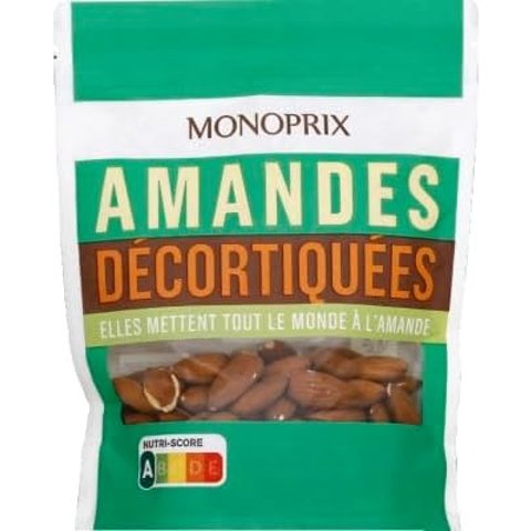 Monoprix 带壳杏仁 125g