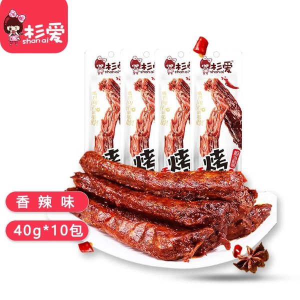 杉爱 鸭脖40g（香辣味）*10