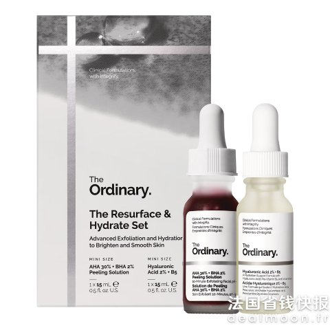 The Ordinary果酸精华15ml+B5保湿精华15ml