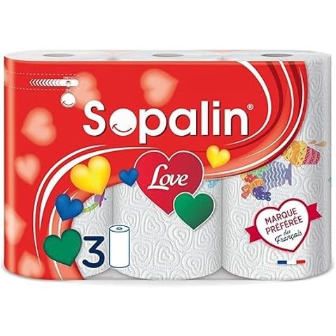 Sopalin Love –厨房用纸 x3