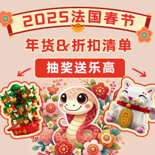 评论区🎁抽新年限定乐高啦2025 法国春节攻略 - 蛇年限定、过年去哪玩、购物折扣指南