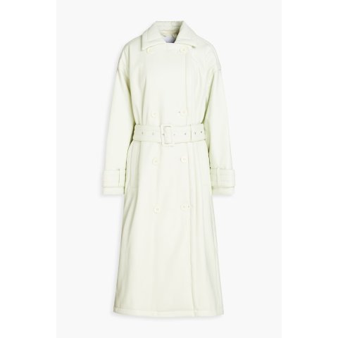 Blend环保皮长大衣