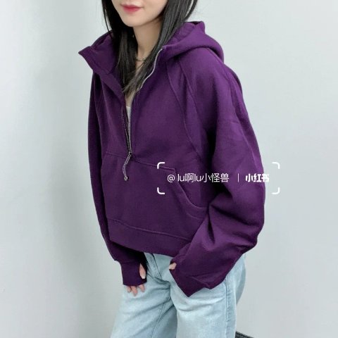 Scuba Oversized Half-Zip Hoodie