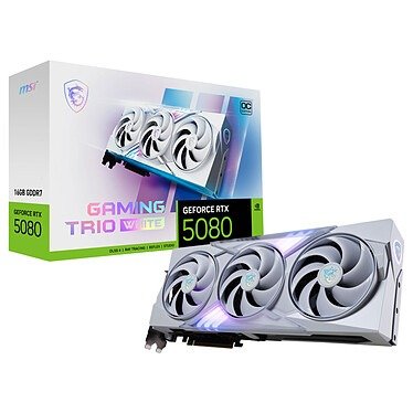 GeForce RTX 5080 GAMING TRIO OC WHITE 白魔龙