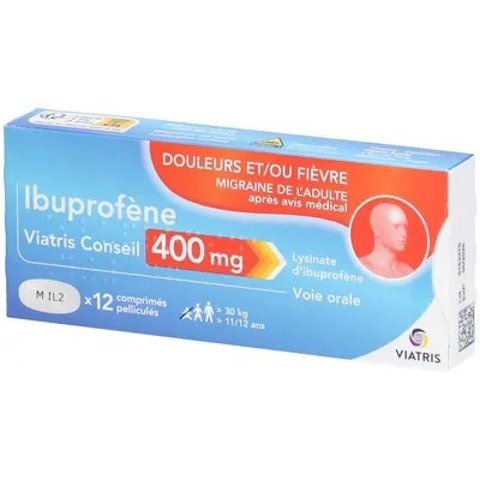 Ibuprofene 布洛芬 400mg