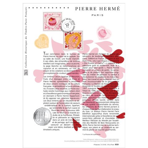 La Poste X Pierre Herme情人节限定集邮纪念册