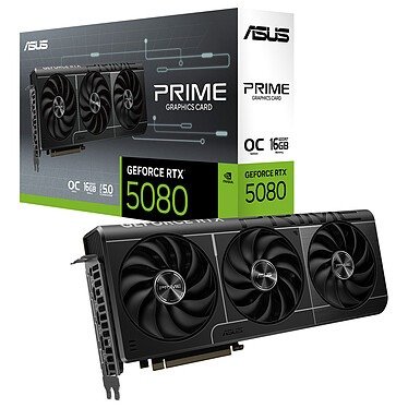 PRIME GeForce RTX 5080 16GB GDDR7 OC Edition