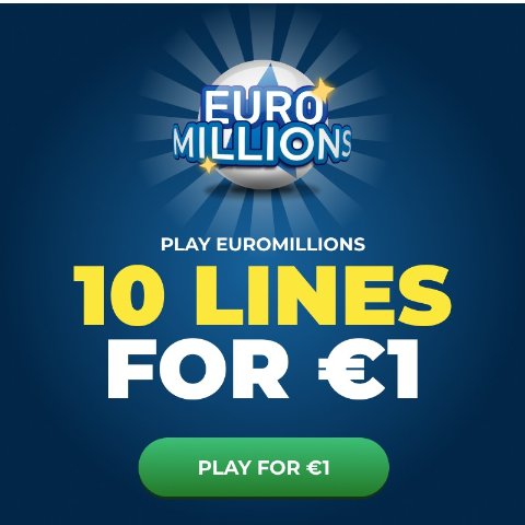 10注仅€1(原€2.5/注)+免费游戏5次玩转 EuroMillions✨谁说梦想不值钱💸附玩法介绍