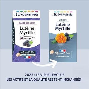 新包装新配方！4件额外95折JUVAMINE蓝莓护眼胶囊 40粒