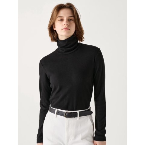 HEATTECH Fleece Turtleneck Long Sleeve T-Shirt