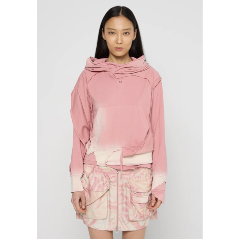 Diesel做旧连帽卫衣