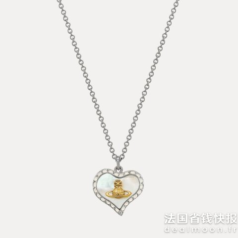 Vivienne Westwood爱心贝母项链