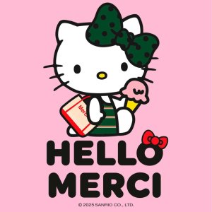 Merci x Hello Kitty联名上线🎀包袋、帽子、马克杯、装饰摆件等!