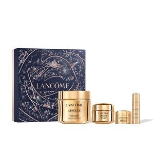 Lancome价值€434=变相47折！菁纯面霜60ml+15ml+眼霜5ml+精华5ml