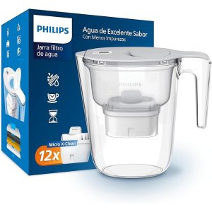 Philips闪促价！2.6L滤水壶+原装滤芯12个