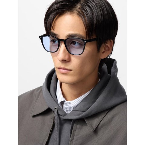 Uniqlo日剧感有了蓝色镜片太阳镜