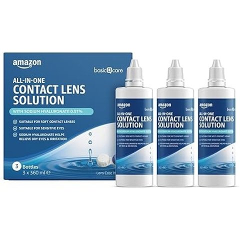 Amazon Basic 隐形眼镜护理液 360ml X3