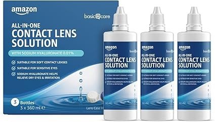 Amazon Basic 隐形眼镜护理液 360ml X3